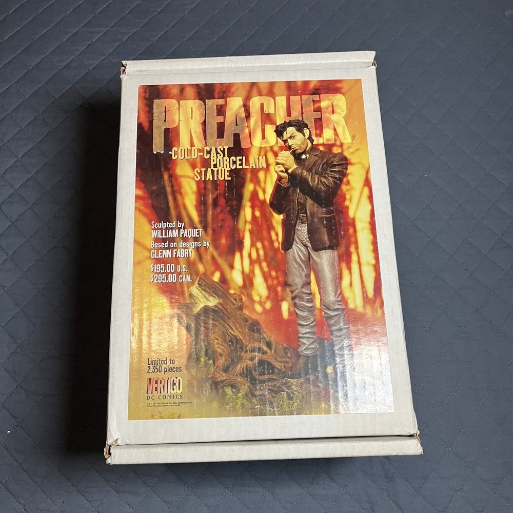Preacher Cold-Cast Porcelain Statue New DC‎ Vertigo 1997 AMC TV Series Amricons